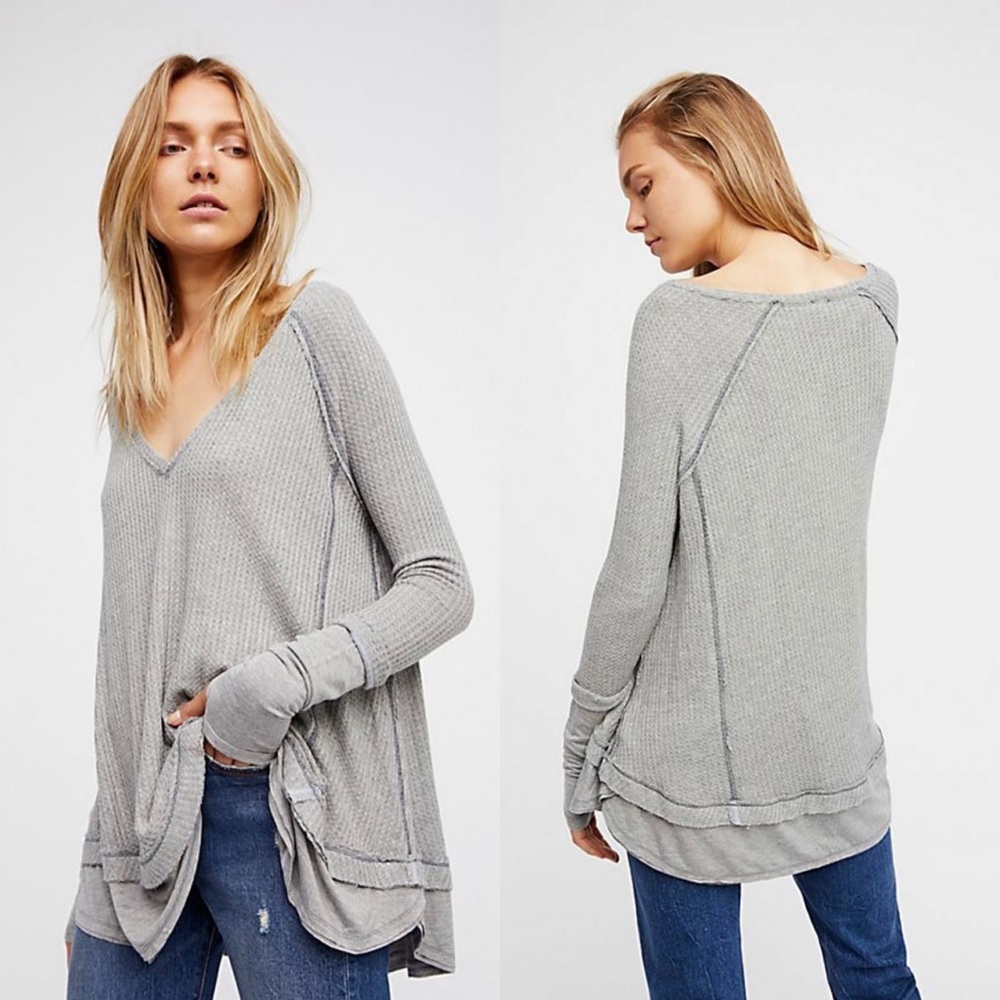 NWT Free People Laguna Thermal top